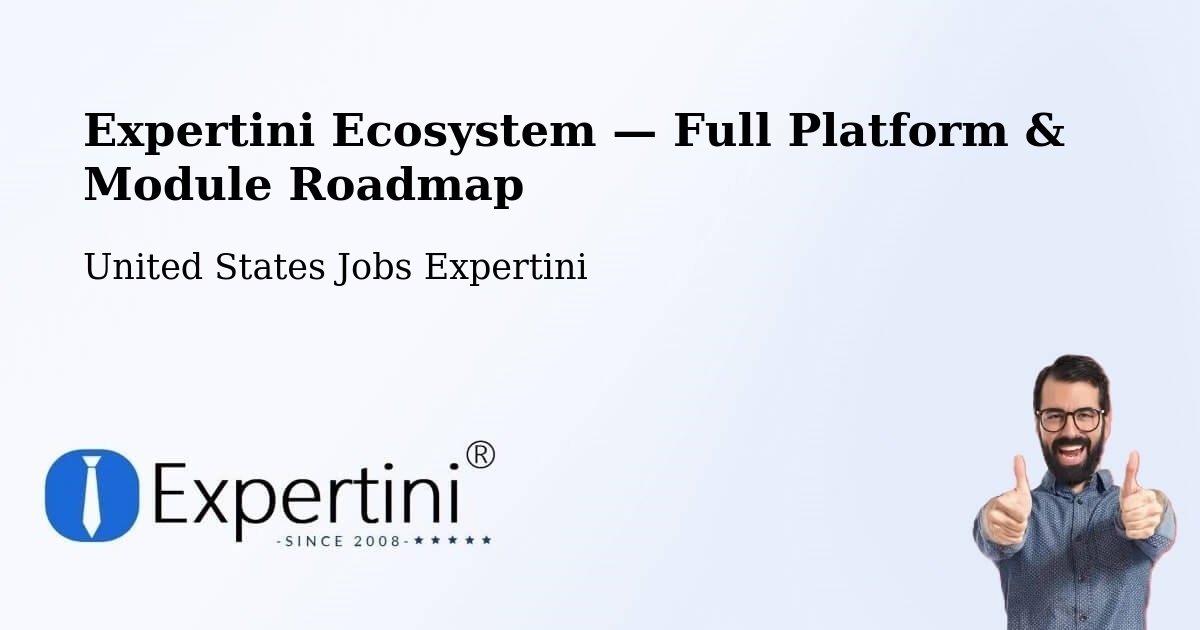 Expertini Ecosystem — Full Platform & Module Roadmap – Lambert
